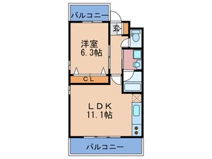 ＡＲＲＯＷ　ＦＩＥＬＤＳ壱番館の物件間取画像